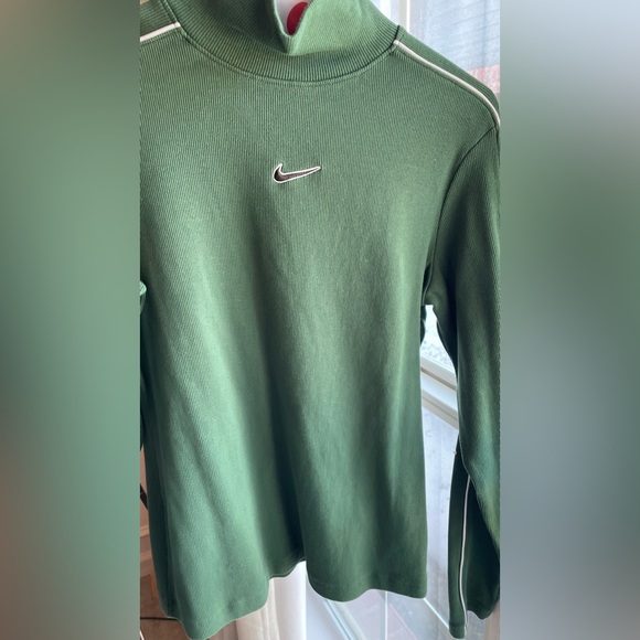 Nike Forest Green Mock Neck Top - Picture 7 of 7